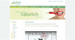 Desktop Screenshot of kruchen-zahntechnik.de